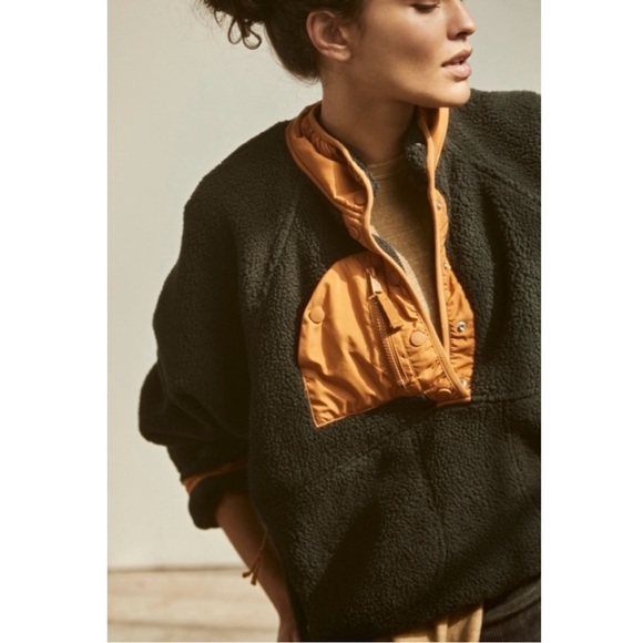 FP Movement Hit The Slopes Colorblock Fleece Pullover Small - Picture 14 of 16